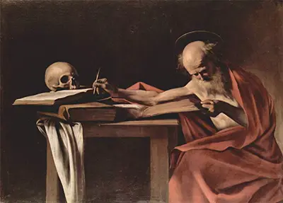 Saint Jerome Writing 1605 Caravaggio